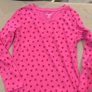 Cat & Jack Pink V-Neck T-Shirt